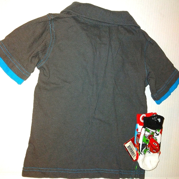 ☆BUNDLE☆Disney Planes Toddler Tee & NWT Disney Cars Socks Set☆ - Picture 2 of 14
